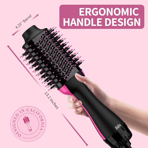Umeely 4-in-1 Hair Dryer Brush – Ionic Ceramic Hot Air Styler