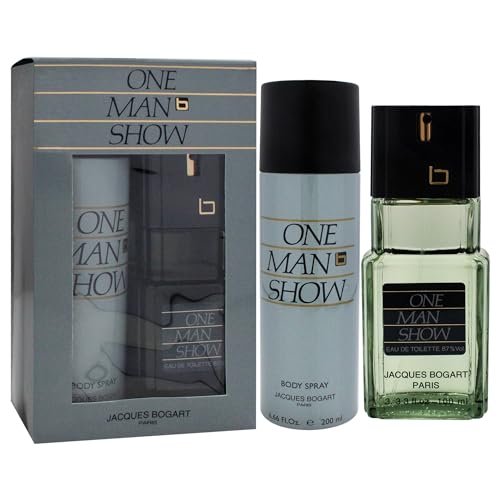 Jacques Bogart One Man Show 2-Piece Gift Set | 3.3oz EDT + 6.6oz Body Spray