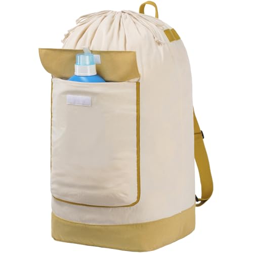 Vorspack Canvas Laundry Backpack - Large Washable Hamper Bag