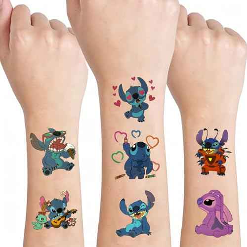 Party Supplies,40Pcs Temporary Tattoos Party Gifts, Removable Tattoo Stickers for Goody Bag Treat Bag Stuff for Birthday Decorations