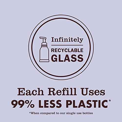 Mrs. MEYER'S CLEAN DAY Foaming Hand Soap Concentrated Refills, 4 Concentrated Refills (2 Fl. Oz each), Lavender Scent, Makes 40 Fl. Oz. of Foaming Soap Total