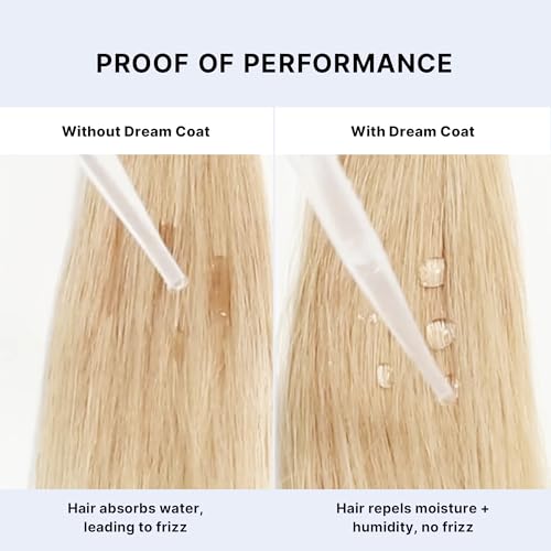 COLOR WOW Dream Coat Anti-Humidity Treatment Spray ? Anti-Frizz Hair Smoothing Spray with Built-in Heat Protectant, Award-Winning Leave In Treatment for Glassy Smooth, Shiny Styles up to 3-4 Washes