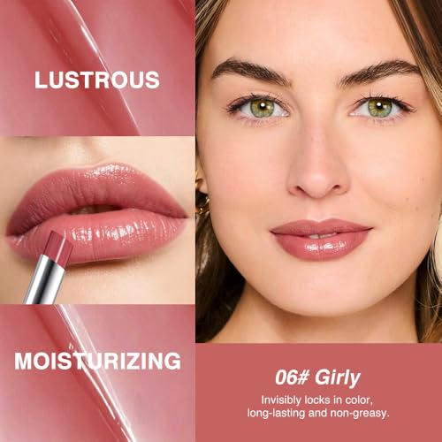 HHLTOH Girly Pink Honey Tinted Lip Balm 1 Count - Hydrating & Vegan