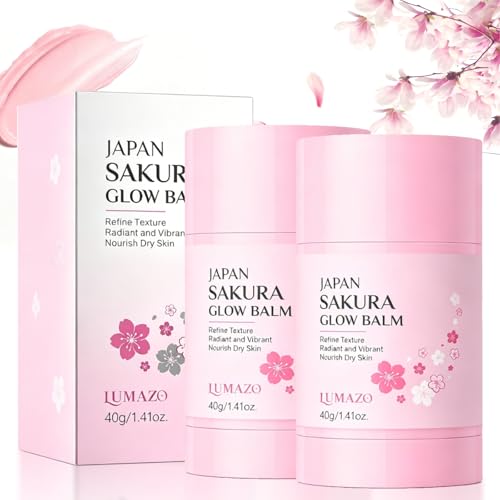 Japan Sakura Foot Heel Stick Moisturizing Balm with Shea Butter 2Pcs