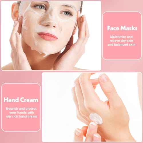 Happy Birthday Gifts for Women Friendship, Get Well Soon Gifts Baskets for Women, Self Care Package, Birthday Basket for Womens, Friends, Coworker Ideas (Best Wishes-PK)