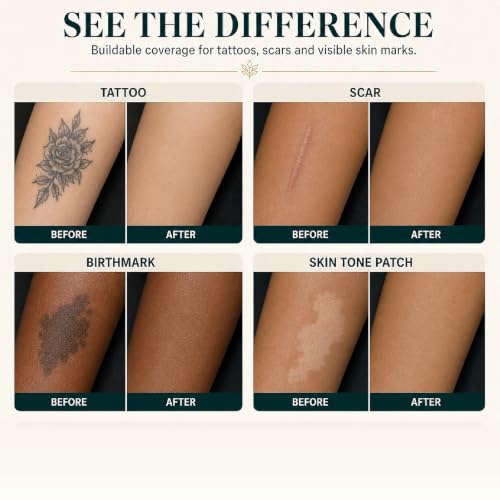 Waterproof Tattoo Cover Up Makeup Kit - 2-Color Concealer