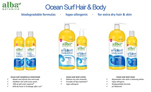 Alba Botanica Very Emollient Body Lotion, Ocean Surf, 32 Oz