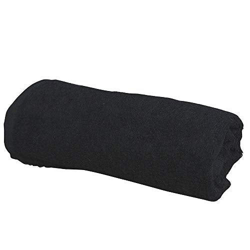 ForPro Premium Black Bleach-Resistant Salon Towels Pack of 24, 16x27 Inches