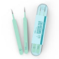 Precision Ingrown Hair Tweezers Set - 2 Pack Stainless Steel