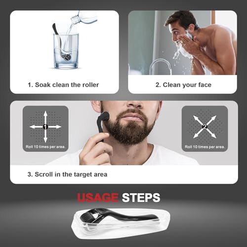 540 Titanium Derma Roller 0.25mm for Home Skincare