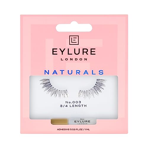 Eylure Naturals Accent 003 & Volume 005 Reusable Lashes Bundle with Glue