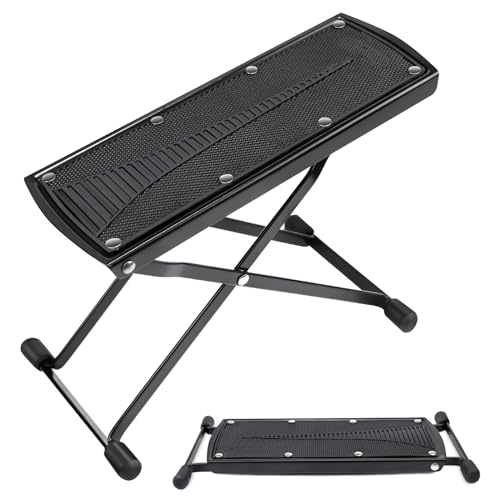 Adjustable Pedicure Foot Rest - 6 Heights, Foldable & Non-Slip