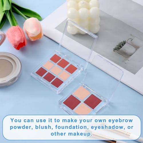 Empty Makeup Palette Case Set, 9-Grid & 4-Grid Eyeshadow Organizer