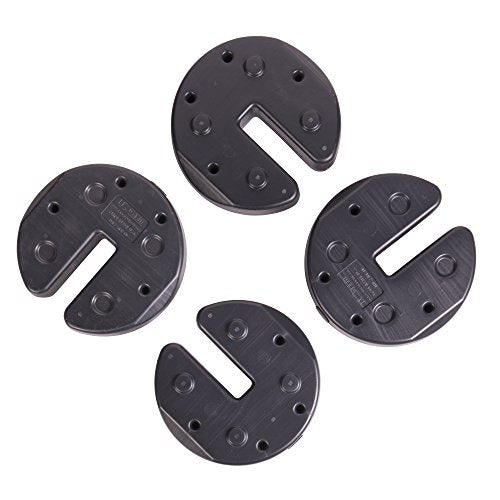 US Weight Tailgater Canopy Weights Set of 4 with No-Pinch Design for Easy Installation, and Removal to Secure Tents, Canopies, and Umbrellas at Outdoor Events 20 pounds