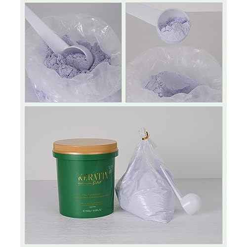 Professional Blue Bleaching Powder - Plex Technology - Lifts up to 9 Shades - Maximum Lifting Extra Strength Lightener Hair Highlights All Type & Highlighted Hair - Dust Free - 16.9 oz