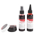 Vampire Blood Fake Blood Kit - Coagulated Gel, Spray & Dripping Liquid for Realistic Vampire Zombie SFX Makeup, Skin-Safe Washable Special Effects Blood for Halloween Cosplay Costume Party