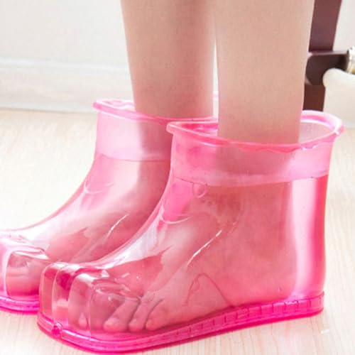 ARTIBETTER Home Slippers 2Pcs Foot Spa Shoes Foot Massager Thermal Massage Bath Shoes 16.5cm Slipper