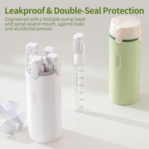 4-in-1 Travel Dispenser Bottle Set with 30ML Containers