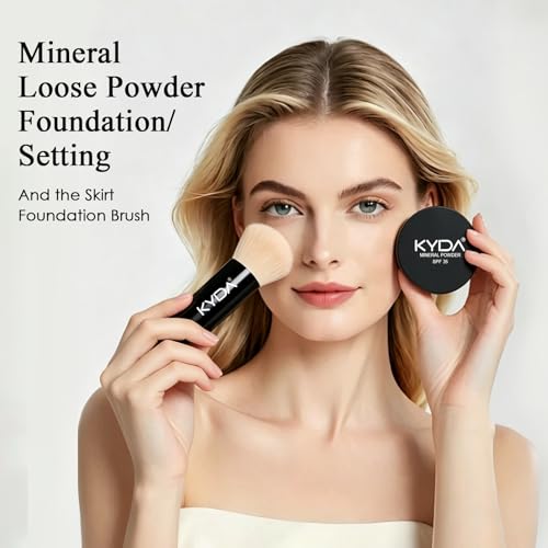 Mineral Powder Foundation SPF 35, Buildable Coverage, Medium Beige 0.28oz