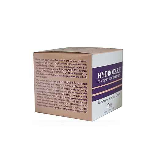 Dinur Cosmetics Hydrocare Remarkable Soothing Cream for Normal/Dry Skin Best for Irritated Skin Soothing & Moisturizing Cream Leave Healthy Glow 1.75 oz /50 g