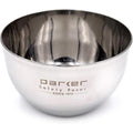 Parker Deluxe Unbreakable Stainless Steel Shaving Bowl ? for use with your favorite Shave Soap or Lathering Shaving Cream