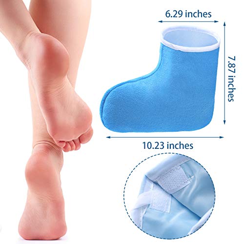 Geyoga Paraffin Wax Mitts and Booties Set, Terry Cloth Spa Gloves (4 Pcs)