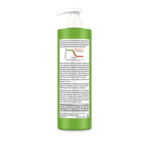Plantur 39 Phyto-Caffeine Shampoo for Thinning Hair, 16.9 fl oz