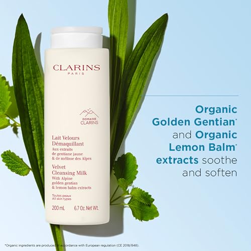Clarins Hydrating Toning Lotion | Cleanses, Tones, Hydrates and Balances Skin's Microbiota |Plant-Based Ingredients, Including Aloe Vera | Alcohol-Free | Normal to Dry Skin Types