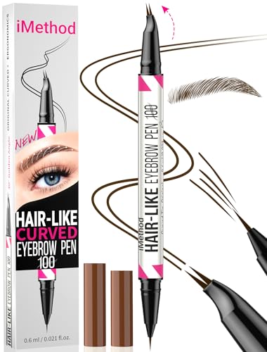 iMethod Curved Eyebrow Pen 2-in-1 Microblading Dark Brown