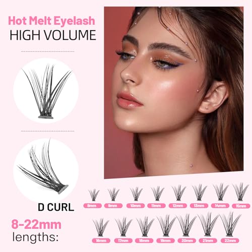 C Curl 3D Individual Eyelash Extensions 0.07mm 11mm