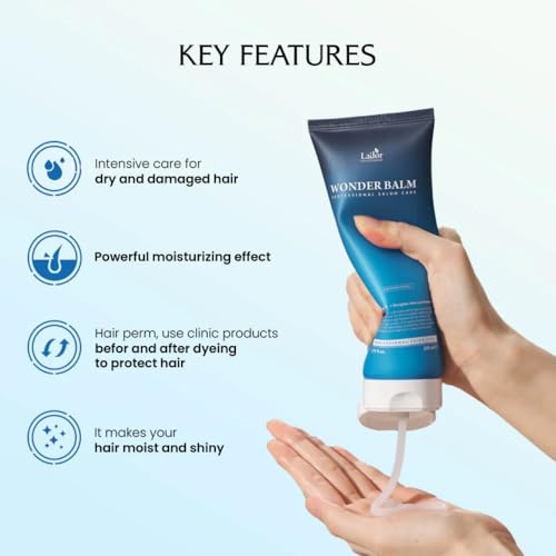 LA'DOR Wonder Balm Hair Treatment 200ml Moisturizing Conditioner for Curl Care