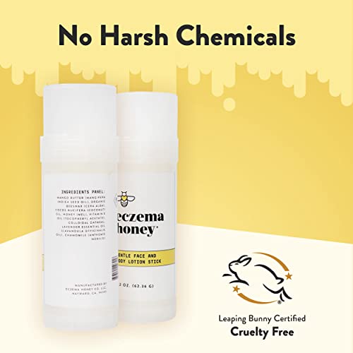 ECZEMA HONEY Premium Witch Hazel & Gentle Face and Body Lotion Stick - Natural Dry Skin Repair - For Senstive Skin