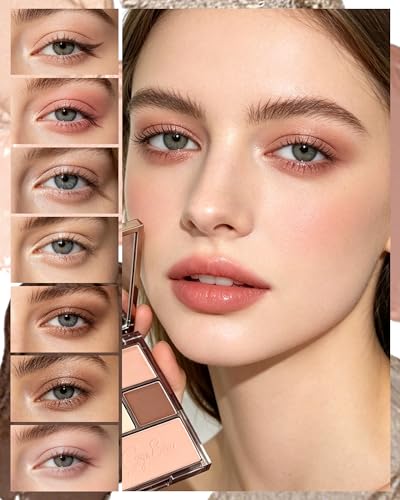 7 Color Eyeshadow Palette - Nude Pink Brown Matte Shimmer