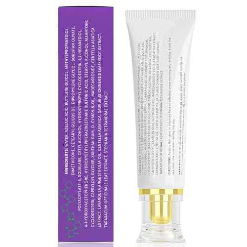 14% Azelaic Acid Acne Cream, Premium Azelaic Acid Facial Cream - Redness Relief For Face, Redness Reducing Skin Care, Prevents Acne Breakouts, Ease Pimple Clarify Skin Soothe Irritation,1 Oz