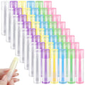 Sumind 300 Pcs Lip Balm Tubes Empty Plastic Lip Gloss Balm Containers Twist-up Empty Lipstick Tubes with Caps for DIY Homemade Lipsticks Homemade Solid Perfume, 5 ml, Colorful, BPA Free & Leak Free