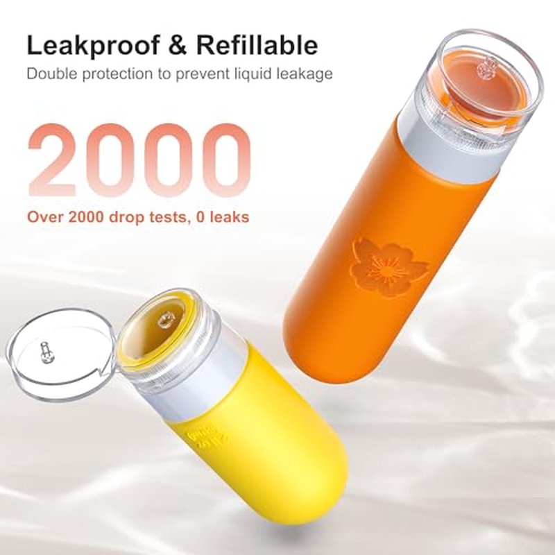 20-Pack Travel Bottles TSA Approved Silicone Leak Proof Toiletries