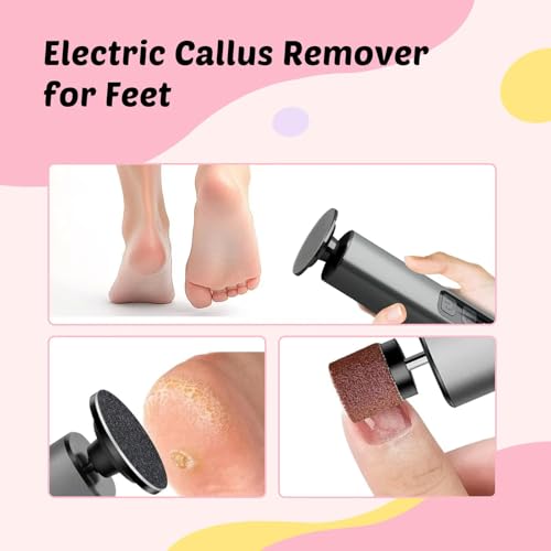 9-Speed Electric Foot Callus Remover with Nano Glass Disc