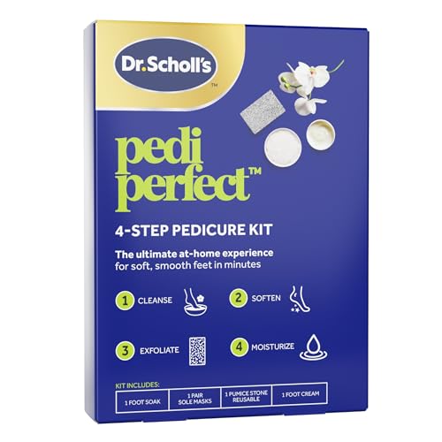 Dr. Scholl's Pedi Perfect 4-in-1 Pedicure Kit for Soft Smooth Feet