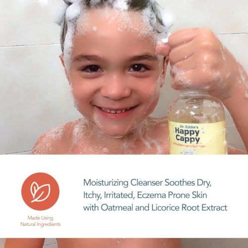 Happy Cappy Baby Shampoo & Body Wash for Eczema-Prone Skin - 8 fl oz