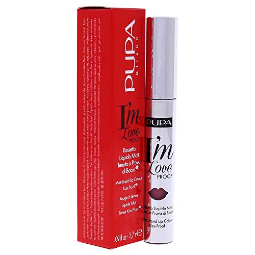 Pupa Milano I Am Love Proof Matt Liquid Lip Color - 004 Intense Rose for Women - 0.09 oz Lipstick