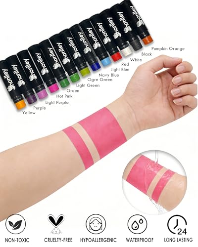 Hot Pink Eye Black Stick 3 Pack - Anti-Glare Sports Makeup