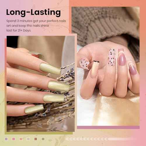 RARJSM Gold Glitter Cat Eye Gel Nail Polish Set 6Pcs Nude Pink Light Purple Brown Gray Green Velvet Ice Jelly Glitter Cateye Gel Polish with Magnetic Stick UV LED Curing Require Home Salon Nails