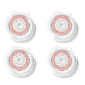 Clarisonic Radiance Facial Cleansing Brush Head Replacement Compatible with Mia 1, Mia 2, Mia Fit, Alpha Fit, Smart Profile Uplift and Alpha Fit X, 4 Count