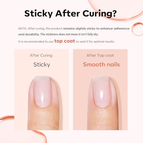 Modelones Builder Nail Gel - 8-in-One Sheer Apricot Blush Nail Extension