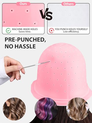 YOOVR 12-Piece Hair Highlighting Kit with Brush, Bowl & Cap