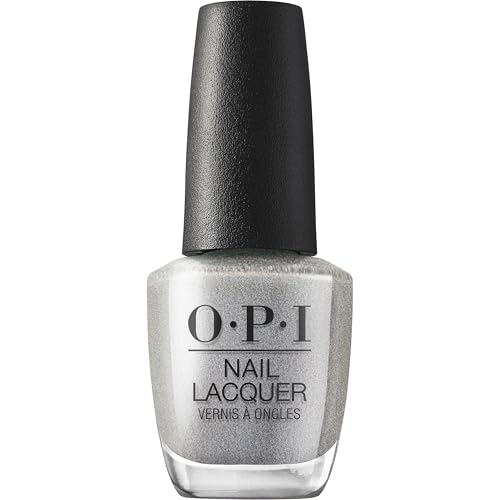 OPI Frosted Semi-Sheer Silver Holographic Nail Polish - Winter Shimmer