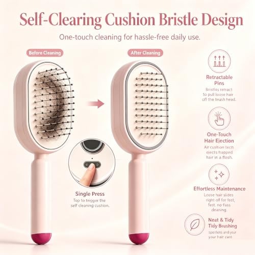 Electric Spray Air Cushion Massage Comb for All Hair Types