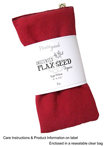 Peacegoods Flax Seed Eye Pillow - Weighted Cotton Flannel