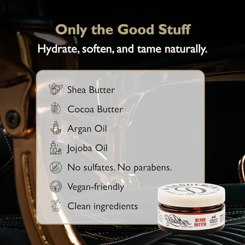 Beard Butter ? Deep Hydration and Styling Control with Shea Butter & Argan Oil ? 2 oz (Tobacco Vanilla)