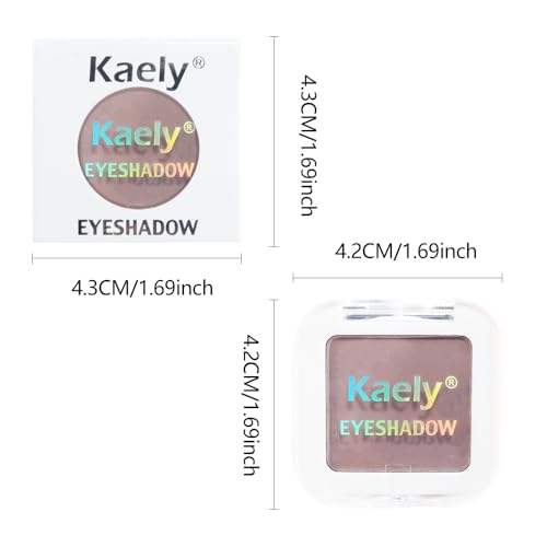 Kaely Taupe Single Eyeshadow - Blendable Matte Neutral Powder Shadow 05